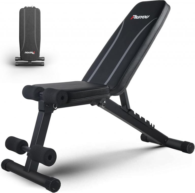 PASYOU Hantelbank Klappbar Verstellbar, Multifunktions Trainingsbank Schrägbank für Ganzkörper-workout，7 in 1 Fitnessbank für zu Hause oder im Fitnessstudio, 230kg Gewichtskapazität75,99€ statt 109,99€➡️ https://www.amazon.de/dp/B0DRXP3LPJ/?tag=preisfehlerheute-21