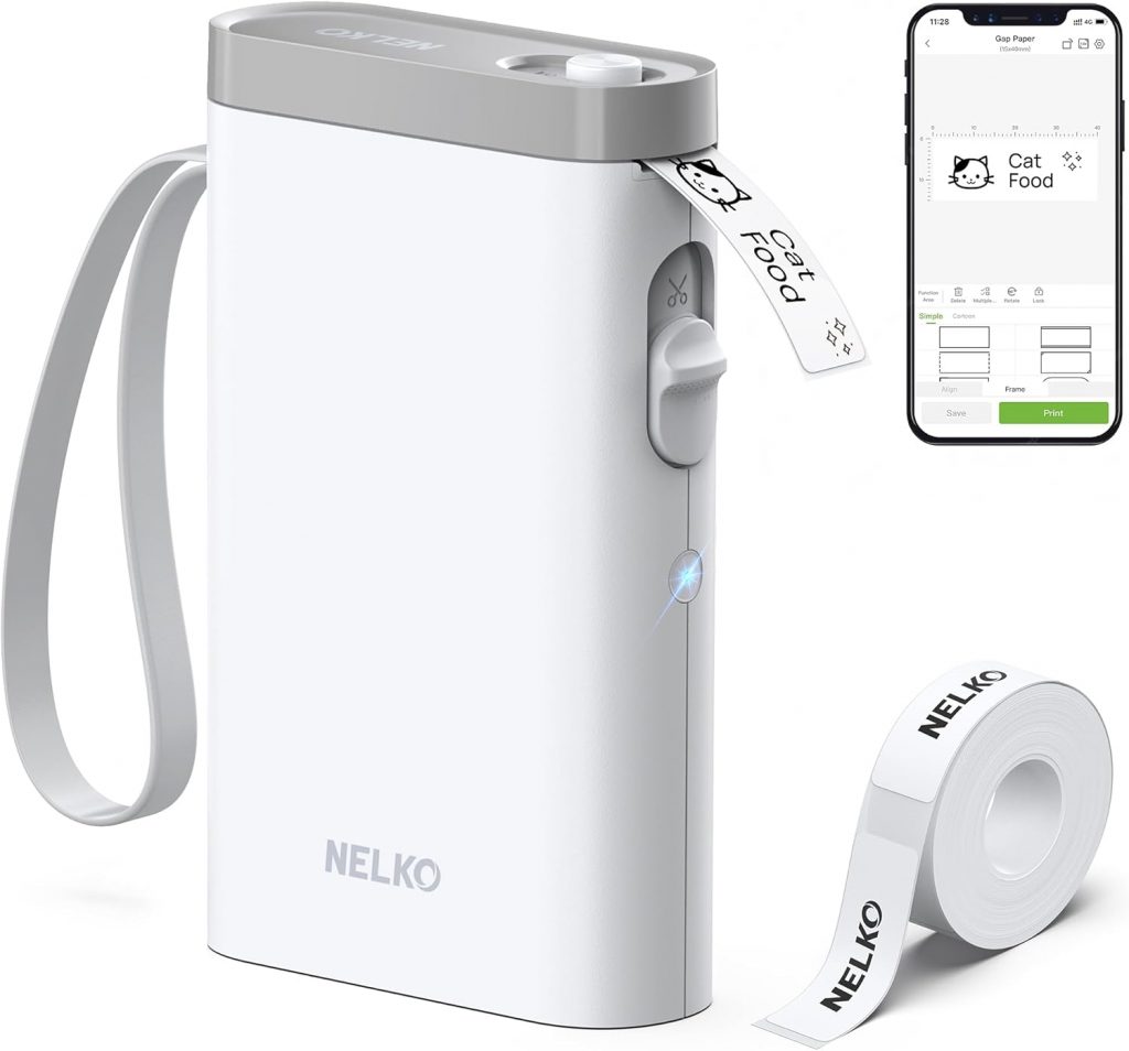👑 Nelko Etikettendrucker, Bluetooth P21 Selbstklebendes Etikettiergerät Tragbarer beschriftungsgerät selbstklebend Labeldrucker, Kabelloser, Mini Label Printer mit iOS Android,Für Zuhause, Weiß17,98€ statt 29,99€ - 41,00 % 🔥🚚 Verkauft von BIKTORS BOGDANOVS und Versand durch Amazon17,681 Bewertungen: 4.5 / 5.0 ⭐️⭐️⭐️⭐️⭐️🛒 zu Amazon https://www.amazon.de/dp/B0C3L93F2Q/?amp%3Btag=preisfehlerheute-21&%3Bamp%3Bth=1&%3Bamp%3Bpsc=1&tag=preisfehlerheute-21