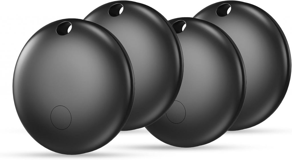 GPS Tracker Tag 4-Pack – Android Smart Tag Kompatibel mit Apple Wo ist? Und Google Mein Gerät Finden APP, Wasserdichter Gegenstandssucher, Bluetooth-Schlüsselfinder für Geldbörse, Gepäck