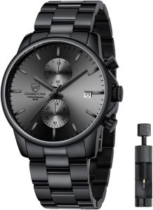 Herrenuhren mit lässiger wasserdichter Chronographen Quarzuhr aus Edelstahl und Metall, Auto Date in farbenfrohen Zeigern35,19€ statt 43,99€➡️ https://www.amazon.de/dp/B08BZF3X36/?tag=preisfehlerheute-21