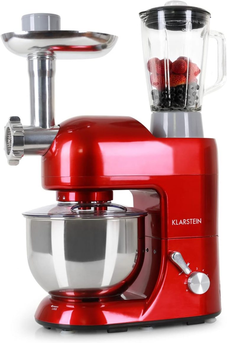 Klarstein Knetmaschine Küchenmaschine mit Fleischwolf, 2000W Teigmaschine Klein, 6 Stufen, Schneebesen Rühr- & Knethaken, Planetenrührwerk, Rührmaschine mit Mixer, Küchenmaschinen mit 5L Schüssel100,19€ statt 145,99€➡️ https://www.amazon.de/dp/B009H16V42/?tag=preisfehlerheute-21