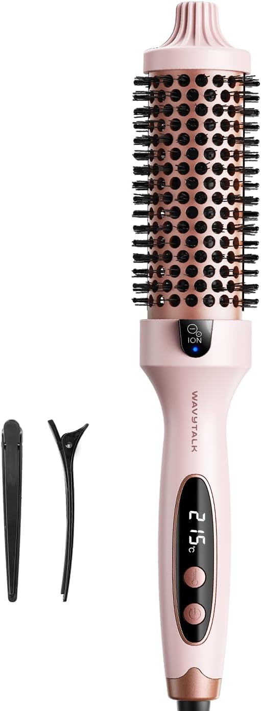 👑 Wavytalk Thermobürste, Thermal Brush Blowout Boost Ionische Lockenbürste, Macht Haar Glatt und Glänzend, 5 Temperaturstufen, Haar schonend, 38mm Fass, Doppelspannung, Eurostecker, Sakura Rosa42,77€ statt 64,98€ - 35,00 % 🔥🚚 Verkauft von wavytalk styling und Versand durch Amazon975 Bewertungen: 4.2 / 5.0 ⭐️⭐️⭐️⭐️🛒 zu Amazon https://www.amazon.de/dp/B0DRCQ4PBG/?amp%3Btag=preisfehlerheute-21&amp%3Bth=1&amp%3Bpsc=1&tag=preisfehlerheute-21