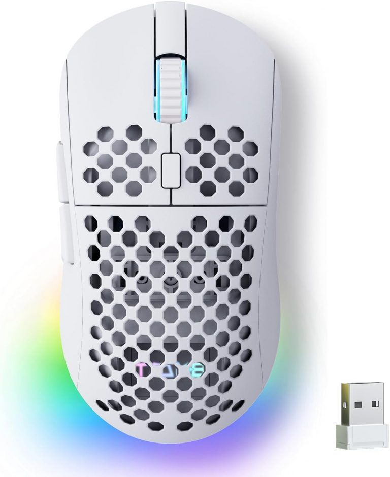 TMKB Falcon M1 Kabellose Gaming Maus - 24000 DPI, 180h Akku, 90g Leichtbau, 6 programmierbare Tasten, RGB-Beleuchtung, 2.4G/BT5.2/USB-C für PC/Mac/Laptop,weiß25,49€ statt 29,99€➡️ https://www.amazon.de/dp/B0FF4NTSCQ/?tag=preisfehlerheute-21