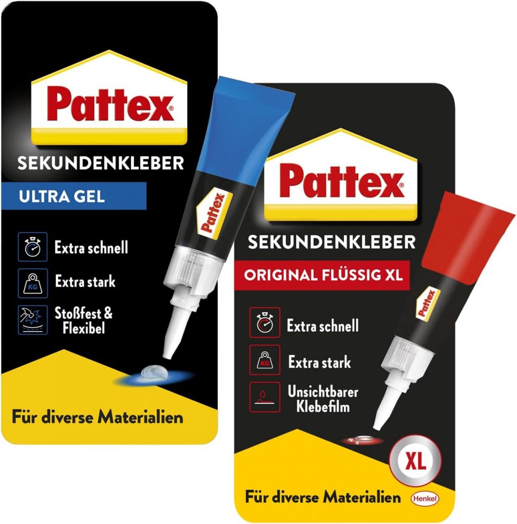 🤴 Pattex Sekundenkleber-Set, 2-er-Set aus Pattex Sekundenkleber Original Flüssig (10g) und Pattex Sekundenkleber Ultra Gel (10g), Superkleber für schnelle und einfache Reparaturen6,99€ statt 13,98€ - 50,00 % 🔥🚚 Verkauft durch Amazon und Versand durch Amazon3 Bewertungen: 5.0 / 5.0 ⭐️⭐️⭐️⭐️⭐️🛒 zu Amazon https://www.amazon.de/dp/B0DSLL2V5R/?amp%3Btag=preisfehlerheute-21&tag=preisfehlerheute-21