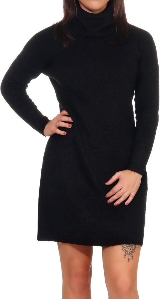🤴 ONLY Female Strickkleid ONLJANA Langes Kleid