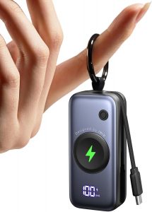 👑 INIU Power Bank, 5000mAh 20W PD mini Powerbank mit Integriertes USB-C Kabel, Zubeh&ouml;r f&uuml;r Apple Watch, Powerbank Reise Zubeh&ouml;r f&uuml;r Apple Watch Ultra 11 10 9 8 7 6 SE, iPhone 17 16 15, Samsung S25 S2421,79&euro; statt 33,99&euro; - 36,00 % 🔥🚚 Verkauft durch Amazon und Versand durch Amazon1,270 Bewertungen: 4.6 / 5.0 ⭐️⭐️⭐️⭐️⭐️🛒 zu Amazon https://www.amazon.de/dp/B0DS5ZFMXK/?th=1&amp%3Bpsc=1&amp%3Btag=preisfehlerheute-21&tag=preisfehlerheute-21