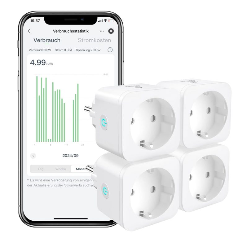 👑 EIGHTREE Smart WLAN Steckdose, Smart Home WiFi Steckdose mit Stromverbrauch Messen, Zeitplan, Fernzugriff, TÜV Zertifiziert, 16A, Funktioniert mit Alexa, Google Home, SmartThings, 4er Pack28,49€ statt 39,99€ - 29,00 % 🔥🚚 Verkauft von Erich Teszn und Versand durch Amazon5,042 Bewertungen: 4.4 / 5.0 ⭐️⭐️⭐️⭐️🛒 zu Amazon https://www.amazon.de/dp/B0B74QBPBW/?amp%3Btag=preisfehlerheute-21&amp%3Bth=1&amp%3Bpsc=1&tag=preisfehlerheute-21