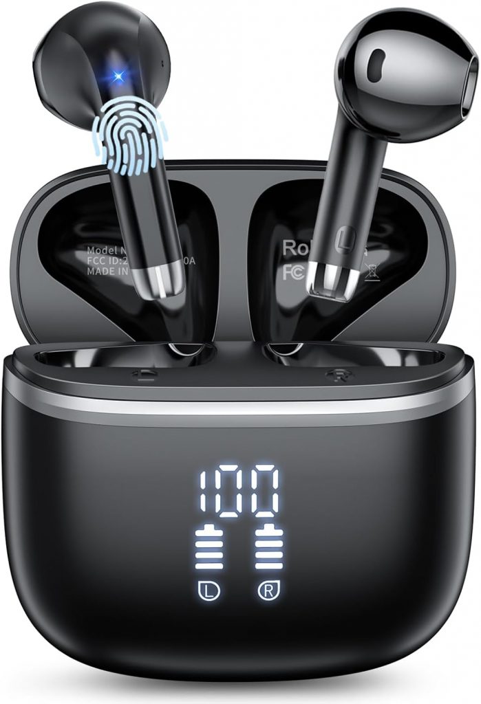 HOIFA Bluetooth Kopfhörer, Kopfhörer Kabellos Bluetooth 5.4 mit 4 ENC Noise Cancelling Mic, 40H Spielzeit mit LED, In Ear Kopfhörer HiFi Stereo, IPX7 wasserdichte Ohrhörer für Studium/Arbeit/Freizeit15,99€ statt 99,99€➡️ https://www.amazon.de/dp/B0FWC3BJCS/?tag=preisfehlerheute-21