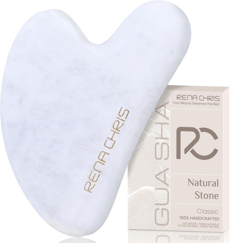 Rena Chris Jade Gua Sha Stein, Guasha Stein für Kieferlinien-Straffung und Reduzierung von Gesichtsschwellungen, Hautpflege-Geschenk – Weiß9,98€ statt 12,99€➡️ https://www.amazon.de/dp/B09FXPWMZT/?tag=preisfehlerheute-21