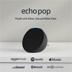 🤴 Echo Pop (Neueste Generation) | Kompakter und smarter Bluetooth-Lautsprecher mit vollem Klang und Alexa | Anthrazit24,99€ statt 54,99€ - 55,00 % 🔥🚚 Verkauft durch Amazon und Versand durch Amazon65,211 Bewertungen: 4.6 / 5.0 ⭐️⭐️⭐️⭐️⭐️🛒 zu Amazon https://www.amazon.de/dp/B09WX9XBKD/?th=1&%3Bpsc=1&%3Btag=preisfehlerheute-21&tag=preisfehlerheute-21