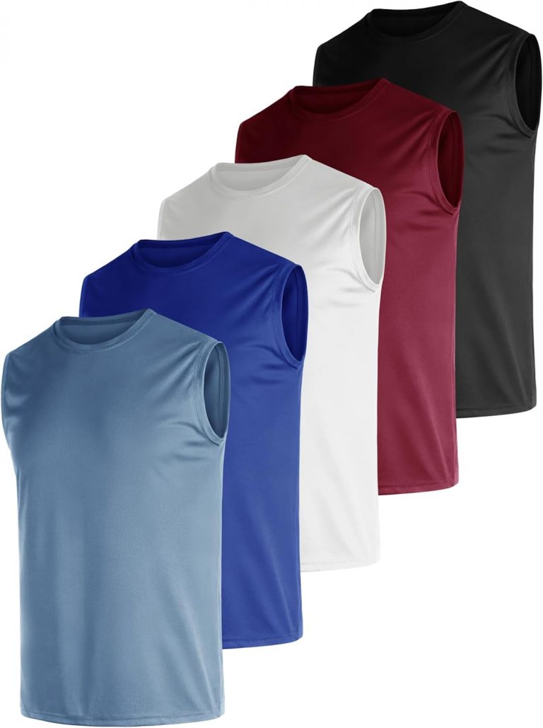 E-LIINJOYE 5er Pack Ärmelloses Tank Tops Herren Tanktop Schnelltrocknend Atmungsaktiv Muscle Shirt Unterhemd Sommer Fitness Laufen Sport Gym Running Funktionsshirt Männer,2XL 5P19.99€ statt 37.99€➡️ https://www.amazon.de/dp/B0CSG17NM8/?tag=preisfehlerheute-21