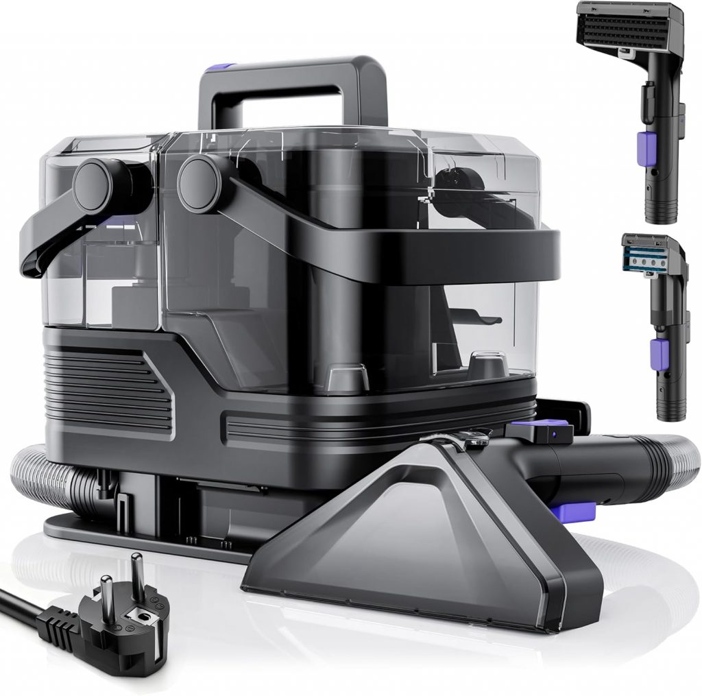 Tragbare Teppich reinigungs maschine, 20Kpa leistungsstarke Absaugung Spot Cleaner Maschine, Polsterreinigungsmaschine mit Griff für Haustier Flecken, Haus, Sofa, Auto, Möbel68.99€