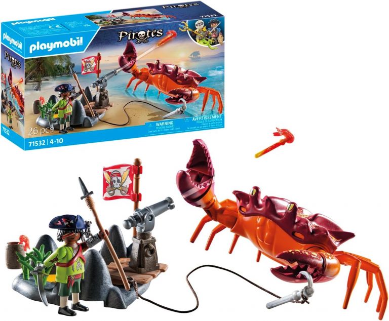 🤴 PLAYMOBIL Pirates 71532 Kampf gegen die Riesenkrabbe, epische Seeschlacht, inklusive Kanone, Haken-Geschoss und Säbel, detailreiches Piraten-Spielzeug für Kinder ab 4 Jahren17,98€ statt 24,99€ - 29,00 % 🔥🚚 Verkauft durch Amazon und Versand durch Amazon1,976 Bewertungen: 4.7 / 5.0 ⭐️⭐️⭐️⭐️⭐️🛒 zu Amazon https://www.amazon.de/dp/B0CK2JTPW5/?amp%3Btag=preisfehlerheute-21&amp%3Bth=1&amp%3Bpsc=1&tag=preisfehlerheute-21