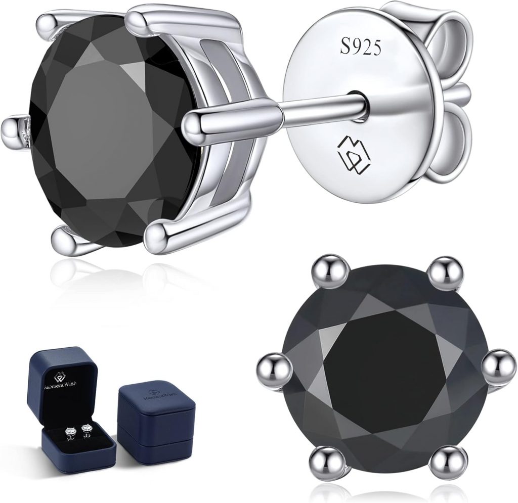 MomentWish Moissanite Ohrstecker Schwarz, 1 Karat/6,5 mm Moissanite Ohrringe Schwarz Glänzend Silber 925 Solitär für Männer Herren Geschenk für ihn25,48€ statt 29,98€➡️ https://www.amazon.de/dp/B0BXPG27YX/?tag=preisfehlerheute-21