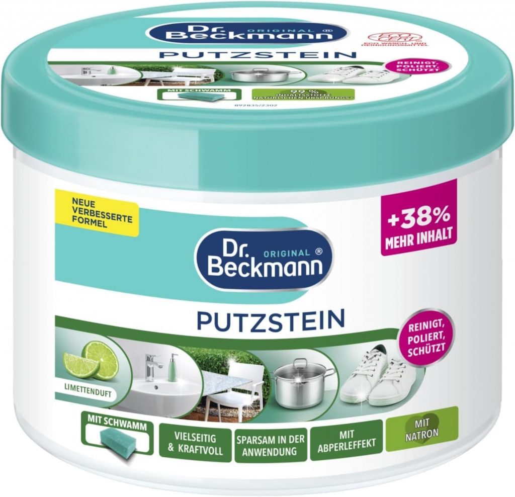 Dr. Beckmann Putzstein Universalreiniger für den ganzen Haushalt inkl. Putzschwamm 550 g