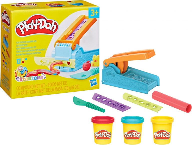 Play-Doh Knetwerk Starter Set, 3 x 56 g Dosen bunter Knetmasse, 2 Accessoires und Förmchenmaschine, Bastel-Set zum Formen und Entdecken, kreatives für Kinder ab 3 Jahren6,99€ statt 9,99€➡️ https://www.amazon.de/dp/B0CBKSKVKF/?tag=preisfehlerheute-21