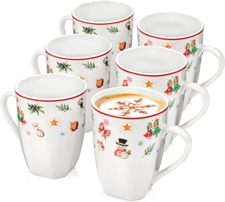 SÄNGER | Kaffeetassen Set Bilgola Christmas Design 6 tlg, Kaffeebecher Porzellan für 6 Personen, Kaffeetassen & Becher spülmaschinenfest Tassen Set für Kaffee & Tee, 350 ml | PREMIUM COLLECTION29,74€ statt 39,99€➡️ https://www.amazon.de/dp/B0DLL58D6F/?tag=preisfehlerheute-21