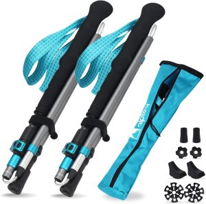Alpteq® Wanderstöcke faltbar Carbon Zicral Hybrid | Bergsport Trekkingstöcke | Nordic Walking Stöcke Damen & Herren | extra leicht und Teleskop variabel (Carbon Zicral 110-130 cm | Blue Teal)32,70€ statt 49,00€➡️ https://www.amazon.de/dp/B0FK19B3CL/?tag=preisfehlerheute-21
