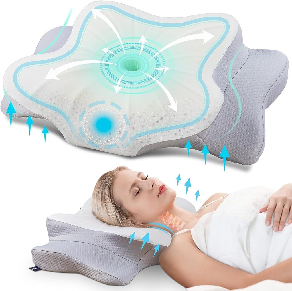 DONAMA Memory Foam Kissen ergonomisches Nackenkissen Kopfkissen Seitenschläferkissen für Seiten, Rücken & Bauchschläfer13.79€ statt 45.99€🏷️ Coupon anwenden➡️ https://www.amazon.de/dp/B0FQV2NWRV/?tag=preisfehlerheute-21