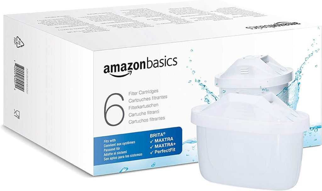 Amazon Basics Wasserfilterkartuschen, 6 stück, 1er-Pack, passend für alle BRITA Systeme inkl. PerfectFit & Amazon Basics Systeme19,76€ statt 23,99€➡️ https://www.amazon.de/dp/B084H8X4SW/?tag=preisfehlerheute-21