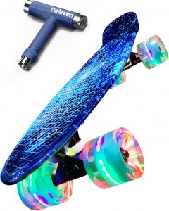 🤴 Deleven Skateboard mit LED Rollen, Skate Tool und ABEC 7 Lager - Kinder Erwachsene Anfänger - 56 cm49,83€ statt 79,98€ - 38,00 % 🔥🚚 Verkauft von Quihica und Versand durch Amazon1,451 Bewertungen: 4.7 / 5.0 ⭐️⭐️⭐️⭐️⭐️🛒 zu Amazon https://www.amazon.de/dp/B0999SRMS9/?th=1&%3Bpsc=1&%3Btag=preisfehlerheute-21&tag=preisfehlerheute-21