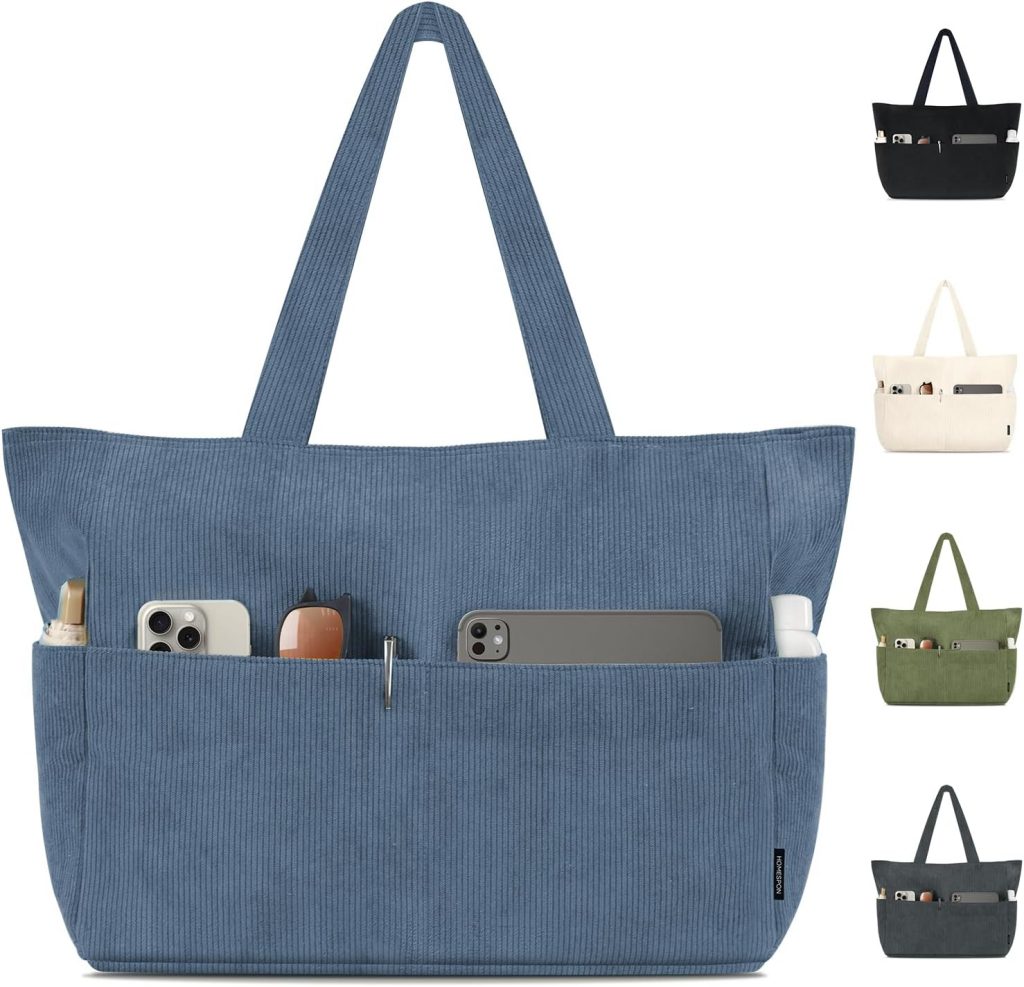 HOMESPON Handtasche Damen Tote Bag Shopper Groß Umhängetasche Cord Crossbody Beuteltasche Schultertasche Stoffbeutel für Einkaufen Schule Arbeit Reisen(Braun)5,99€ statt 12,59€➡️ https://www.amazon.de/dp/B0D8RYH86L/?tag=preisfehlerheute-21