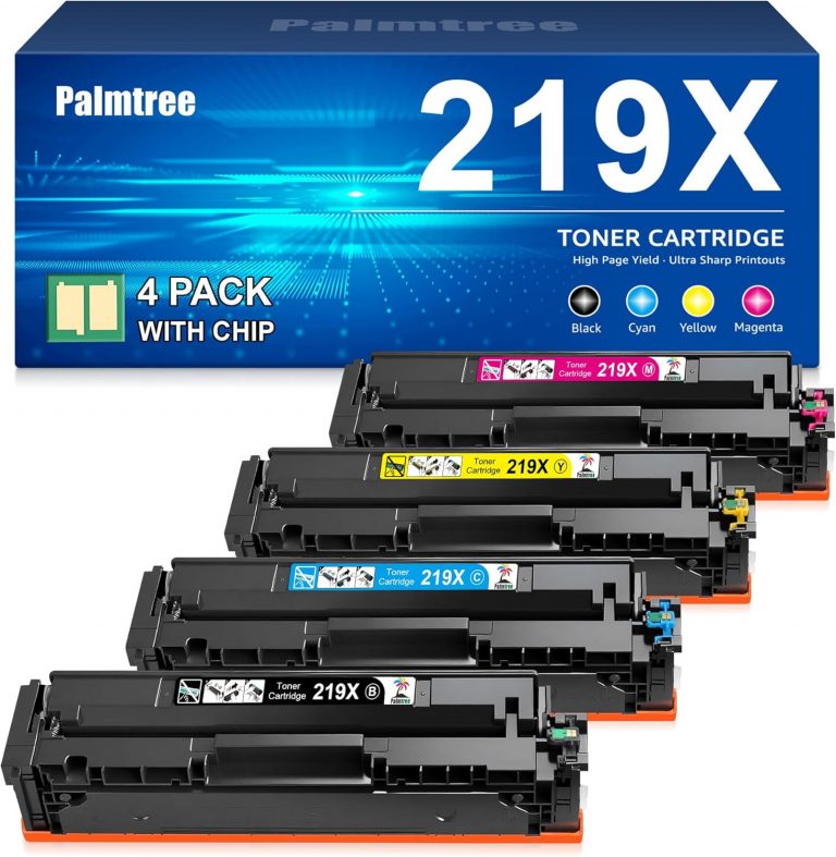 👑 Palmtree 219X mit Chip Kompatibel für HP 219X 219A Toner für HP Color LaserJet Pro MFP 3302fdwg 3302sdwg 3302fdng 3302fdw 3302sdw 3202fdn 3202dw 3302dn W2190X W2091A Schwarz Cyan Gelb Magenta 4-Pack141,49€ statt 199,99€ - 30,00 % 🔥🚚 Verkauft von PACHTOUTT und Versand durch Amazon1,955 Bewertungen: 4.5 / 5.0 ⭐️⭐️⭐️⭐️⭐️🛒 zu Amazon https://www.amazon.de/dp/B0FF3YZRTK/?amp%3Btag=preisfehlerheute-21&amp%3Bth=1&amp%3Bpsc=1&tag=preisfehlerheute-21