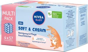 NIVEA BABY Soft & Cream Feuchttücher (4 x 57 Stück)3.99€ statt 9.99€🏷️ Coupon anwenden➡️ https://www.amazon.de/dp/B0CT5W9X8P/?tag=preisfehlerheute-21