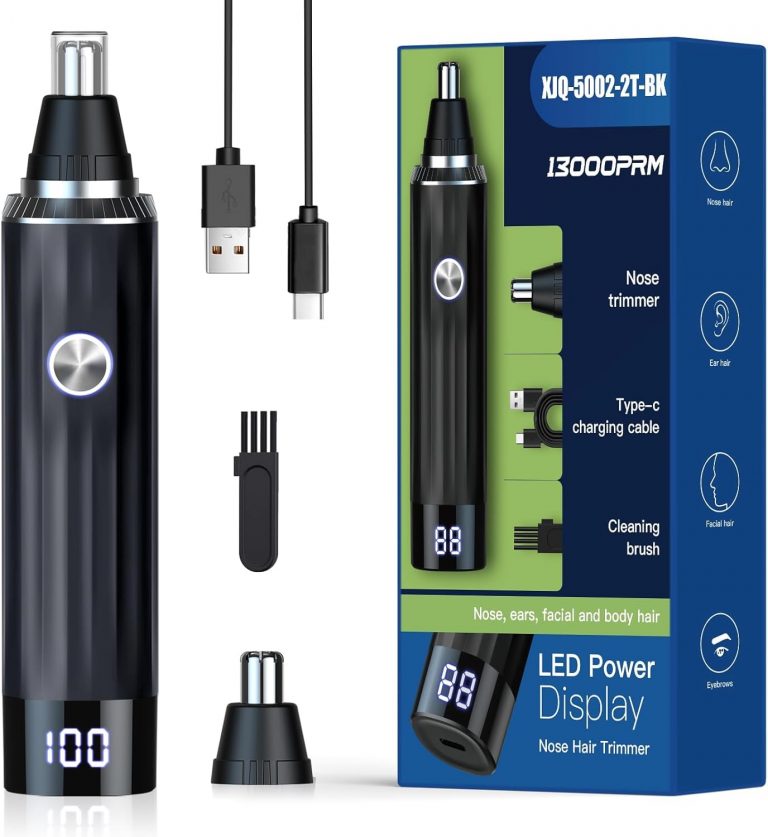 Nasenhaartrimmer 2 in 1 Nasentrimmer Ohrhaartrimmer mit LED-Anzeige, USB Wiederaufladbar Nasenhaarschneider für Herren und Frauen, Schmerzfreier Nasenhaarentferner mit IPX7 Level Wasserdichte14,44€ statt 16,99€➡️ https://www.amazon.de/dp/B0F9WNS6XL/?tag=preisfehlerheute-21