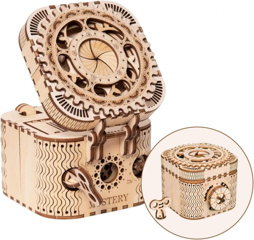 RoWood 3D Puzzle Rätselbox aus Holz – DIY Schatztruhe Cluebox Holzpuzzle Modellbau Modellbausatz für Erwachsene und Jugendliche – Basteln Geschenke für Männer und Frauen15,00€ statt 29,99€➡️ https://www.amazon.de/dp/B0B82G4T2L/?tag=preisfehlerheute-21