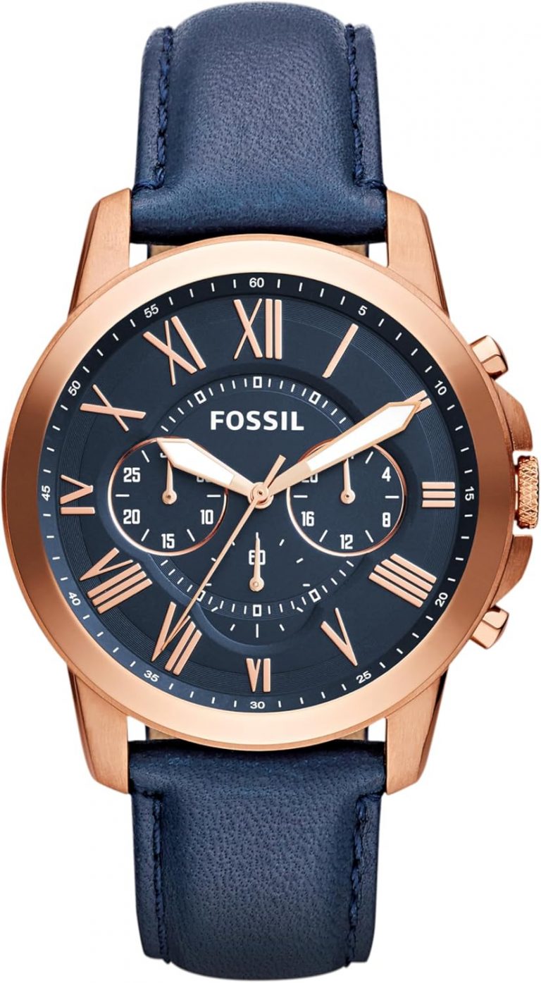 Fossil Grant uhr für Herren, Quarz-Chronographenwerk, mit Edelstahl- oder Lederarmband, Blau, 44MM69,10€ statt 169,00€➡️ https://www.amazon.de/dp/B00E4NNCZO/?tag=preisfehlerheute-21