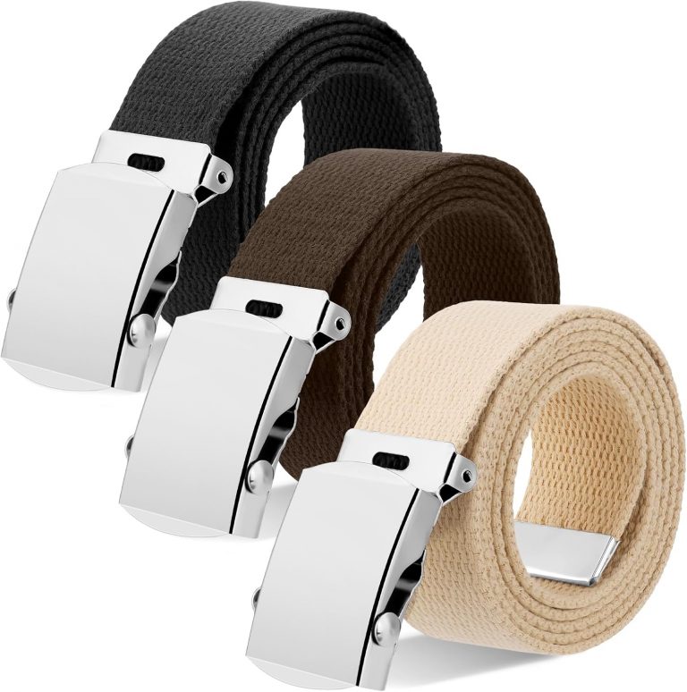 patinadrift 3 Stück Gürtel Herren Arbeitsgürtel Herren Gürtel Ohne Löcher, Metallschnalle Verstellbarer Stoffgürtel für Geschäft Sport Lässig (Schwarz Braun Khaki)5.99€ ➡️ https://www.amazon.de/dp/B0FDKR6GN2/?tag=preisfehlerheute-21