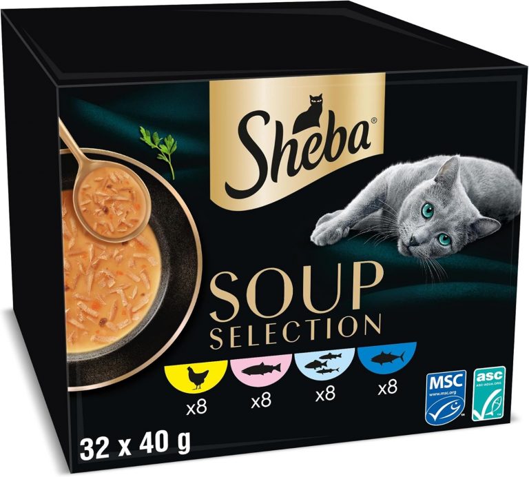 SHEBA Soup Adult Katzen-Nassfutter Portionsbeutel mit Huhn, Thunfisch, Lachs und Weißfisch 32 x 40g0,01€ ➡️ https://www.amazon.de/dp/B0G3CFVYP7/?tag=preisfehlerheute-21