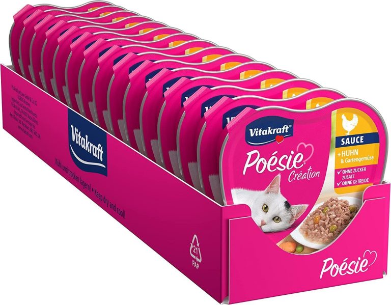 👑 Vitakraft Poésie Création, Nassfutter Katze, Katzennassfutter in Sauce, mit Huhn und Gartengemüse, Vorratspackung, ohne Zusatz von Zucker und Getreide (15x 85g)7,27€ statt 10,35€ - 30,00 % 🔥🚚 Verkauft durch Amazon und Versand durch Amazon405 Bewertungen: 4.4 / 5.0 ⭐️⭐️⭐️⭐️🛒 zu Amazon https://www.amazon.de/dp/B01HWZ2OYU/?amp%3Btag=preisfehlerheute-21&tag=preisfehlerheute-21