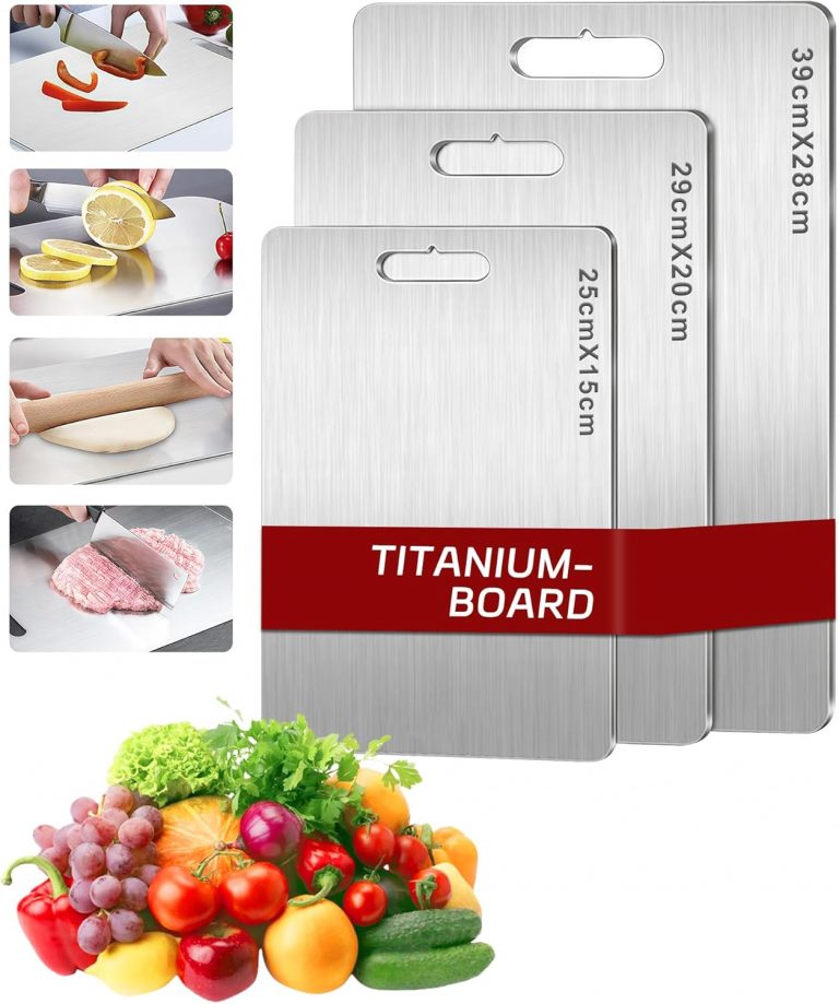 Titan Schneidebrett Set 3-teilig – Upgrade 2025 aus 100% Reintitan, BPA-frei & doppelseitig – Ideal für Fleisch, Brot, Gemüse & Obst (S+M+L)29,99€ statt 36,99€➡️ https://www.amazon.de/dp/B0FWXM43S9/?tag=preisfehlerheute-21