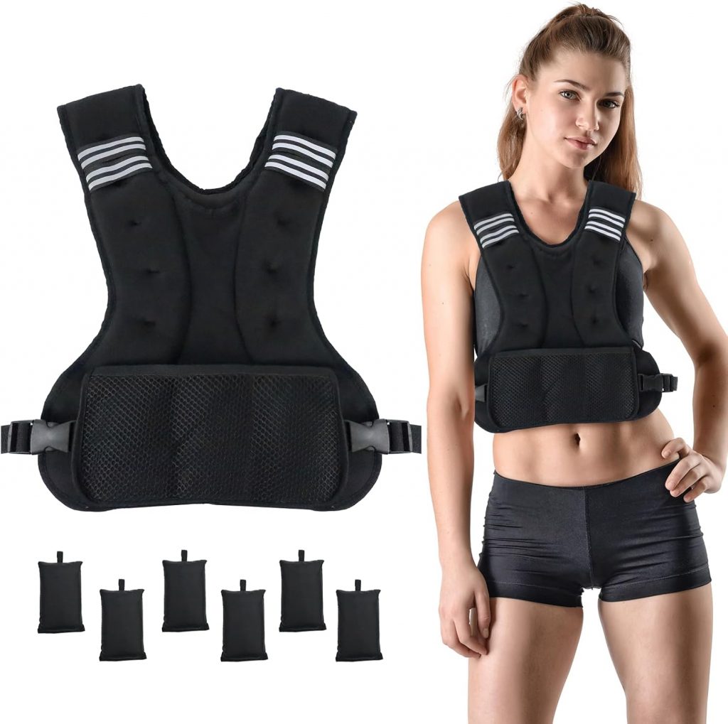 Vailge Gewichtsweste, Laufweste für Damen & Herren, Training mit Gewichten Trainingsweste für Fitness…