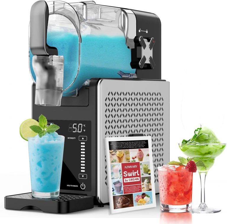 Azmsary Slush Maschine – 2,5 L Slushie Maschine, kein Eis nötig, mit LED-Display, 6 voreingestellte Programme für Margaritas, Frappés, Milchshakes, Ein-Knopf-Bedienung135,50€ statt 318,00€➡️ https://www.amazon.de/dp/B0FFM6GVDB/?tag=preisfehlerheute-21