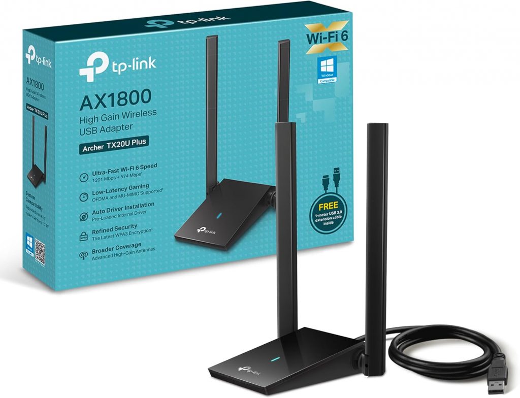 🤴 TP-Link Archer TX20U Plus WLAN Stick Für PC, WiFi 6 AX1800 Dual Band, USB 3.0, MU-MIMO, Antennen mit hoher Verstärkung, WPA3-Verschlüsselung, Kompatibel mit Windows 11/10, Schwarz24,64€ statt 39,90€ - 39,00 % 🔥🚚 Verkauft durch Amazon und Versand durch Amazon3,543 Bewertungen: 4.0 / 5.0 ⭐️⭐️⭐️⭐️🛒 zu Amazon https://www.amazon.de/dp/B09X3FTL7F/?amp%3Btag=preisfehlerheute-21&%3Bamp%3Bth=1&%3Bamp%3Bpsc=1&tag=preisfehlerheute-21