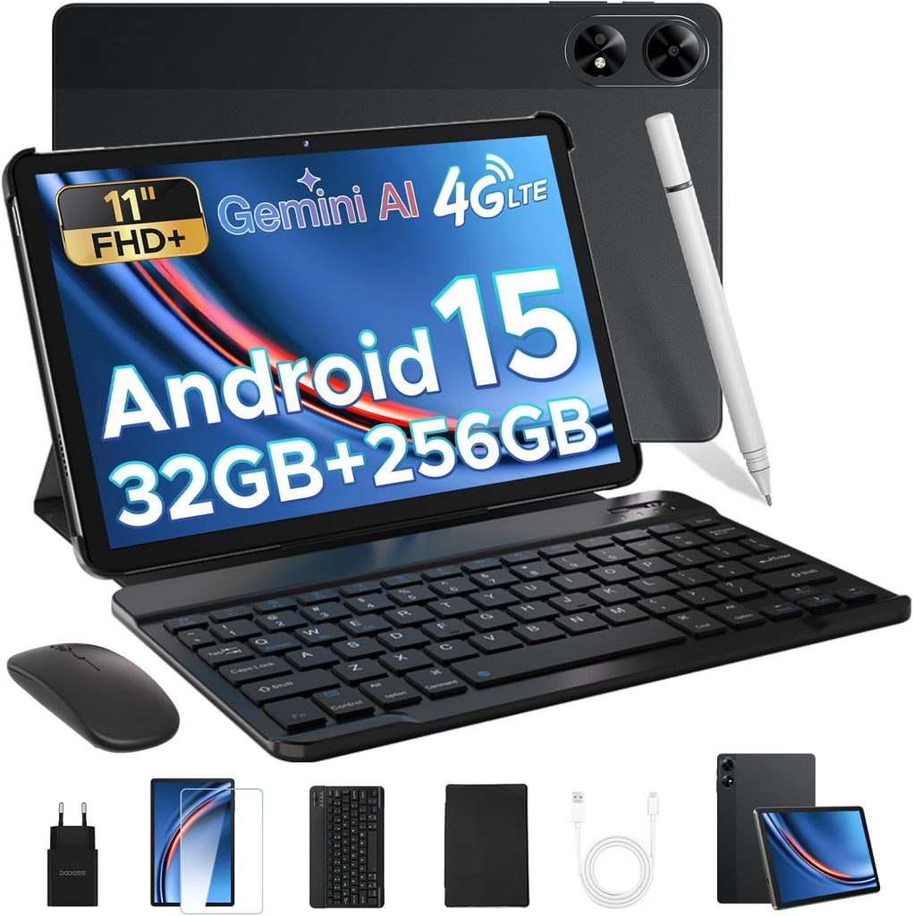 👑 DOOGEE TAB G6+ Android 15 Tablet 11 Zoll, FHD+, 32GB RAM + 256GB ROM, 8000mAh Akku, Gemini AI, 4G LTE, Unisoc T7280 Octa-Core, Widevine L1, Tablet mit Tastatur/Stift/SIM Card Slot/Maus/Hülle180,47€ statt 249,99€ - 28,00 % 🔥🚚 Verkauft von GAMILLA PARIS und Versand durch Amazon108 Bewertungen: 4.4 / 5.0 ⭐️⭐️⭐️⭐️🛒 zu Amazon https://www.amazon.de/dp/B0FHQFXBDW/?amp%3Btag=preisfehlerheute-21&%3Bamp%3Bth=1&%3Bamp%3Bpsc=1&tag=preisfehlerheute-21