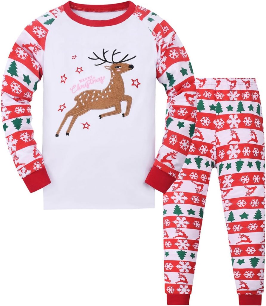 👑 Weihnachts Schlafanzug Kinder Unisex Jungen Mädchen Weihnachten Nachtwäsche Langarm Baumwolle Christmas Pyjama Set 2-12 Jahre10,99€ statt 17,98€ - 39,00 % 🔥🚚 Verkauft von Codkkre EU und Versand durch Amazon287 Bewertungen: 4.4 / 5.0 ⭐️⭐️⭐️⭐️🛒 zu Amazon https://www.amazon.de/dp/B0CF1HS13N/?amp%3Btag=preisfehlerheute-21&%3Bamp%3Bth=1&%3Bamp%3Bpsc=1&tag=preisfehlerheute-21