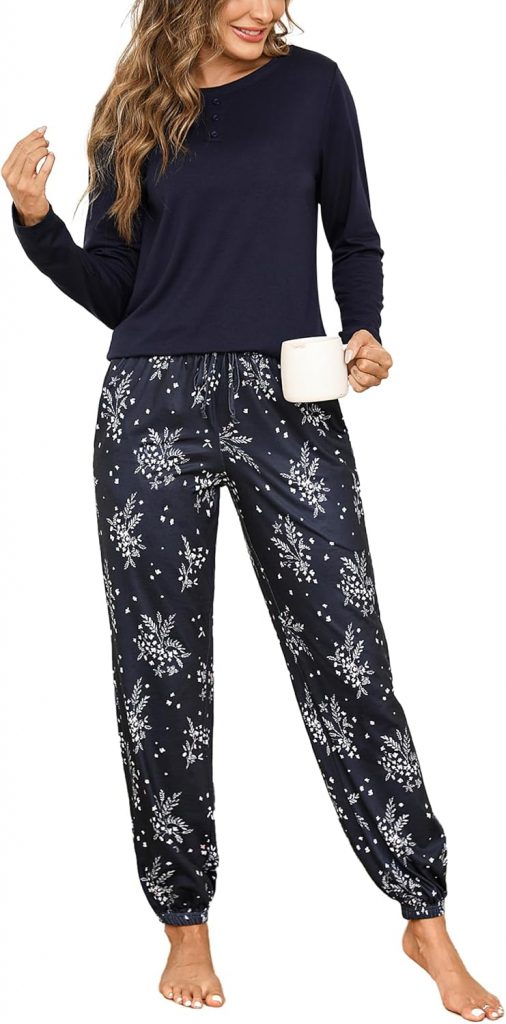 Jahetuul Pyjama Damen kuschelig Schlafanzug Baumwolle Damen Schlafanzüge Zweiteiler Nachtwäsche Schlafbekleiung Frauen bequem Pyjamas Set langärmelig19,94€ statt 35,99€➡️ https://www.amazon.de/dp/B0DB516F8R/?tag=preisfehlerheute-21