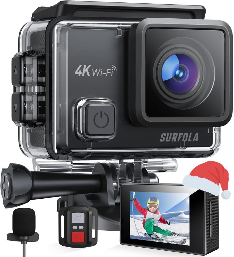 🤴 Surfola Action Cam 4K, Unterwasserkamera 40M Wasserdicht 20MP EIS Bildstabilisierun 170° Weitwinkel Helmkamera WiFi40,99€ statt 59,99€ - 32,00 % 🔥🚚 Verkauft von Surfola Direct und Versand durch Amazon2,119 Bewertungen: 3.9 / 5.0 ⭐️⭐️⭐️⭐️🛒 zu Amazon https://www.amazon.de/dp/B09GFBCTSP/?amp%3Btag=preisfehlerheute-21&tag=preisfehlerheute-21