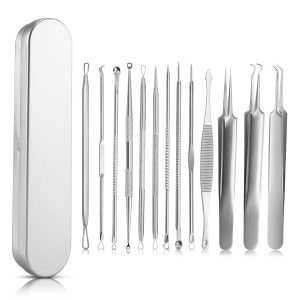 AUERVO 13 Stücke Mitesserentferner Set,Pickel Ausdrücken Werkzeug Set mit Aufbewahrungsbox,Blackhead Remover aus Edelstahl, Komedonenquetscher für Gesichtspflege und Nase6,65€ statt 9,89€➡️ https://www.amazon.de/dp/B09V57CXKG/?tag=preisfehlerheute-21
