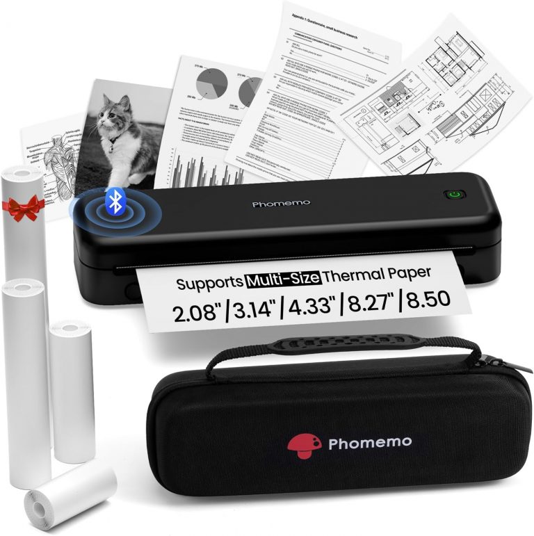 👑 Phomemo M834 Thermodrucker A4, Mobiler Drucker A4 für Unterwegs, Büro, Schule, Zuhause, Kompatibel mit Smartphones und Computern, Tragbarer Drucker mit Tragetasche und 4 Rollen Thermopapier, Schwarz105,99€ statt 149,99€ - 30,00 % 🔥🚚 Verkauft von Phomemo YQ und Versand durch Amazon1,490 Bewertungen: 4.3 / 5.0 ⭐️⭐️⭐️⭐️🛒 zu Amazon https://www.amazon.de/dp/B0DDKKKCTC/?amp%3Btag=preisfehlerheute-21&amp%3Bth=1&amp%3Bpsc=1&tag=preisfehlerheute-21