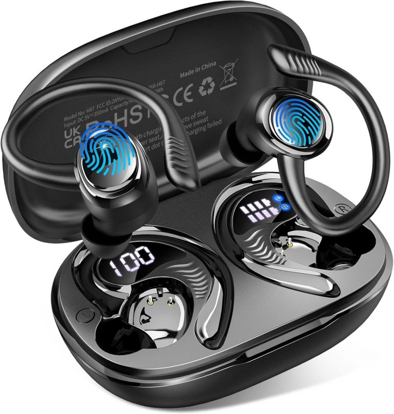🤴 Bluetooth Kopfhörer Sport, 2025 In Ear Kopfhörer Kabellos Bluetooth 5.4 mit 6D Stereo/4 ENC Mic, 50H Noise Cancelling Ear buds, Over-Ear Sportkopfhörer mit Ohrhaken, IP7 Wasserdicht Ohrhörer für Sport26,99€ statt 39,99€ - 33,00 % 🔥🚚 Verkauft von nielaneu und Versand durch Amazon170 Bewertungen: 4.6 / 5.0 ⭐️⭐️⭐️⭐️⭐️🛒 zu Amazon https://www.amazon.de/dp/B0FVR4HMCX/?amp%3Btag=preisfehlerheute-21&amp%3Bth=1&amp%3Bpsc=1&tag=preisfehlerheute-21