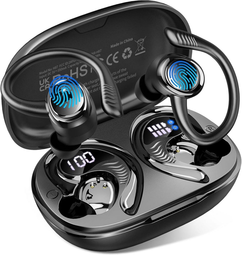 🤴 Bluetooth Kopfhörer Sport, 2025 In Ear Kopfhörer Kabellos Bluetooth 5.4 mit 6D Stereo/4 ENC Mic, 50H Noise Cancelling Ear buds, Over-Ear Sportkopfhörer mit Ohrhaken, IP7 Wasserdicht Ohrhörer für Sport26,99€ statt 39,99€ – 33,0 🔥🚚 Verkauft von nielaneu und Versand durch Amazon170 Bewertungen: 4.6 / 5.0 ⭐️⭐️⭐️⭐️⭐️🛒 zu Amazon https://www.amazon.de/dp/B0FVR4HMCX/?th=1&tag=preisfehlerheute-21#038;psc=1&tag=preisfehlerheute-21