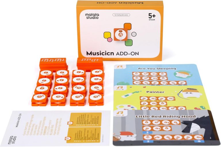 MatataStudio Musiker-Erweiterung Kodierung Set für Programmierbare Roboter für Kinder ab 4 Jahren Codieren von Lernspielen STEM Lernspielzeug und Geschenke für Schulanfang für Kinder im Alter von 3-929,24€ statt 49,99€➡️ https://www.amazon.de/dp/B0DHRYGHNN/?tag=preisfehlerheute-21