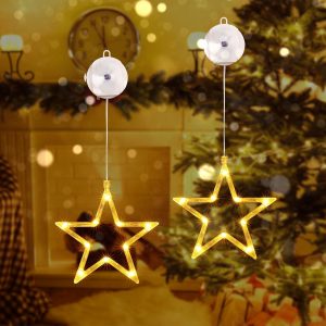 👑 Qedertek LED Sterne Weihnachtsbeleuchtung, 10 LED Lichtervorhang Warmweiß Batteriebetriebene mit Saugnäpfe, Timer, Fenster Lichterkette Innen für Weihnachten Deko, Balkon, Party, Hochzeit (2 Stück)7,64€ statt 11,00€ - 31,00 % 🔥🚚 Verkauft von Geemoo und Versand durch Amazon5,887 Bewertungen: 4.0 / 5.0 ⭐️⭐️⭐️⭐️🛒 zu Amazon https://www.amazon.de/dp/B0B38RGPLN/?th=1&%3Bpsc=1&%3Btag=preisfehlerheute-21&tag=preisfehlerheute-21