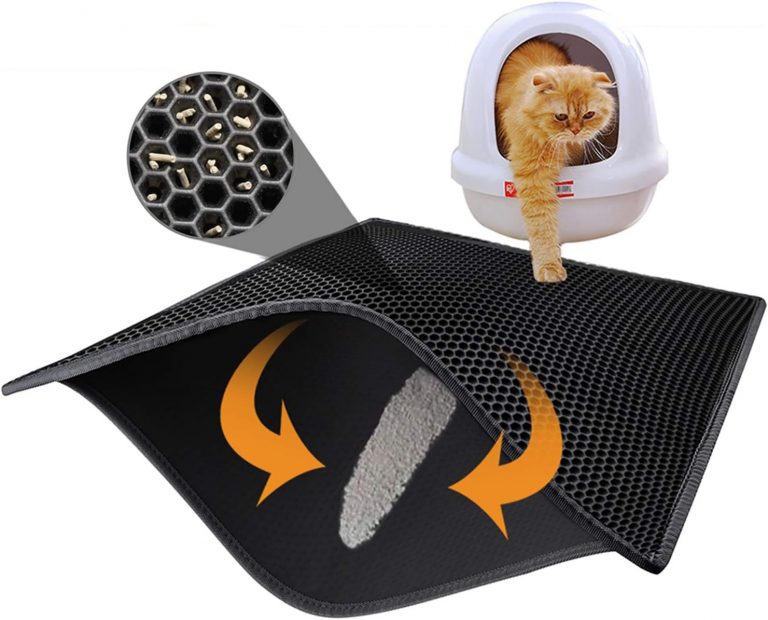 Pieviev Katzenklo Matte, Katzenstreu Matte Katzenklo Unterleger Waben Design Katzenklo Vorleger wasserdichte Doppelte Schichte Entwurf Bienenwabe Matte, Schwarz, 76cm*61cm14,99€ statt 24,99€➡️ https://www.amazon.de/dp/B07KFB7DN1/?tag=preisfehlerheute-21