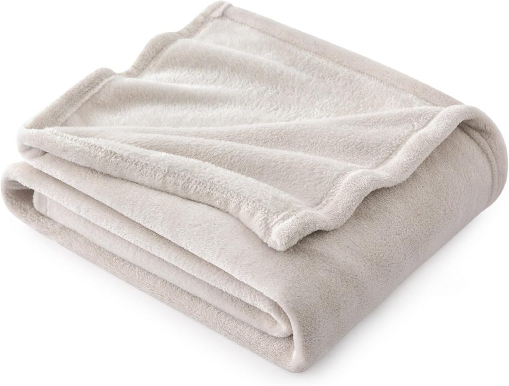 BEDSURE Kuscheldecke Flauschig Decke Fleecedecke – Wohndecke Warm Winter Weich, Geschenke für Frauen, Sofadecke XL, Decke Couch Blanket, Wohn- & Kuscheldecken 150x200cm, Sofa überwurfdecke Beige
